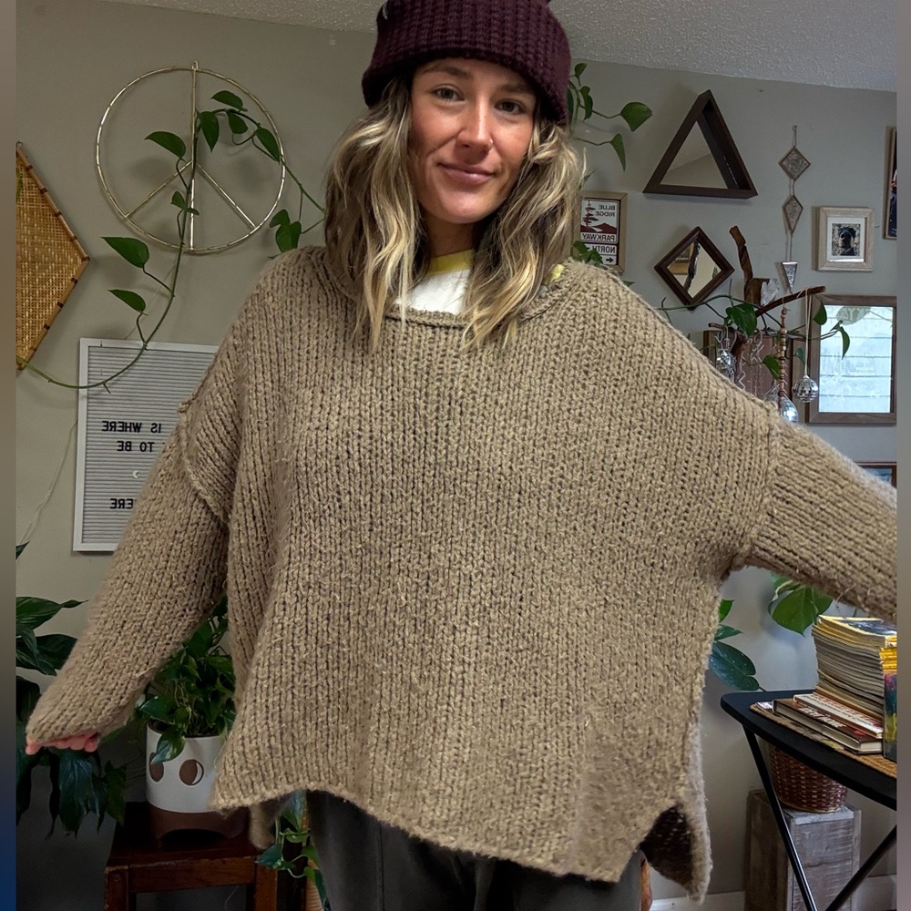 Sand colored fp sweater